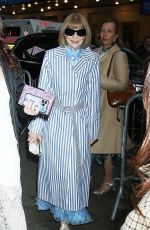 ANNA WINTOUR Arrives at Suffs the Musical Opening Night at Music Box Theatre in New York 014/18/2024