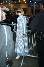 ANNA WINTOUR Arrives at Suffs the Musical Opening Night at Music Box Theatre in New York 014/18/2024