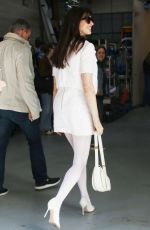 ANNE HATHAWAY Arrives at Live with Kelly and Mark in New York 04/29/2024
