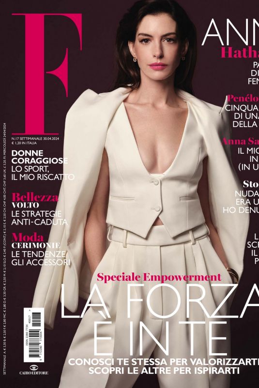 ANNE HATHAWAY in F Magazine , April 2024