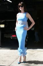 ANNE HATHAWAY Out in New York for The Idea Of You Promo Run 04/29/2024