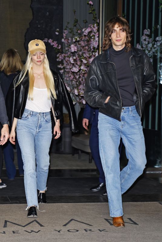ANYA TAYLOR-JOY and Malcolm McRae Leaves Their Hotel in New York 04/16/2024