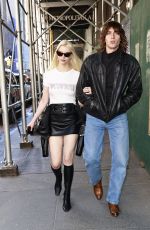 ANYA TAYLOR-JOY and Malcolm McRae Out on Her 28th Birthday in New York 04/16/2024