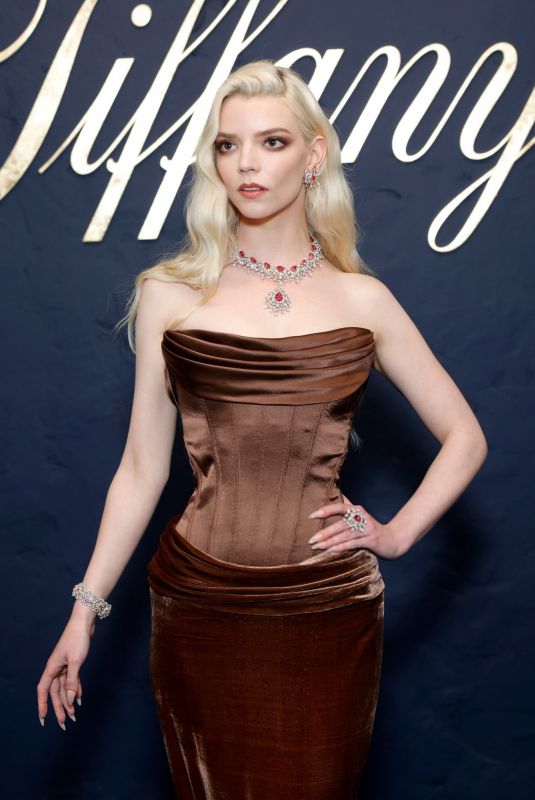 ANYA TAYLOR-JOY at Tiffany & Co Celebrates Launch of Blue Blook 2024 in Beverly Hills 04/25/2024