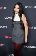 ARIANA GREENBLATT at Lionsgate Presentation at Cinemacon in Las Vegas 04/10/2024