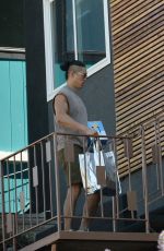 ARIANA MADIX and Daniel Wai Moving Items in Their New Home in Los Angeles 04/15/2024