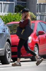 ASHLEE SIMPSON Heding to Pilates Class in Los Angeles 04/17/2024