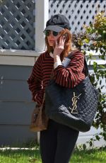 ASHLEE SIMPSON Heding to Pilates Class in Los Angeles 04/17/2024