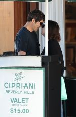 ASHLEY BENSON and Brandon Davis at Cipriani in Beverly Hills 04/01/2024