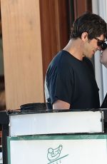 ASHLEY BENSON and Brandon Davis at Cipriani in Beverly Hills 04/01/2024