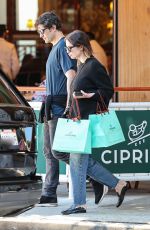 ASHLEY BENSON and Brandon Davis at Cipriani in Beverly Hills 04/01/2024