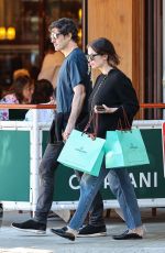 ASHLEY BENSON and Brandon Davis at Cipriani in Beverly Hills 04/01/2024