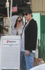 ASHLEY BENSON and Brandon Davis Out for Lunch at The Ivy Restaurant in Los Angeles 04/05/2024