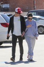 ASHLEY BENSON and Brandon Davis Out Shopping in Beverly Hills 04/02/2024