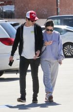 ASHLEY BENSON and Brandon Davis Out Shopping in Beverly Hills 04/02/2024