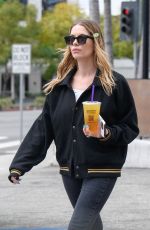 ASHLEY BENSON Out for Iced Tea in Los Angeles 04/25/2024
