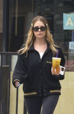 ASHLEY BENSON Out for Iced Tea in Los Angeles 04/25/2024