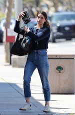 ASHLEY GREENE Visits a Brentwood Library 04/08/2024
