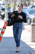 ASHLEY GREENE Visits a Brentwood Library 04/08/2024