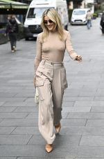 ASHLEY ROBERTS Leaves Global Studios Heart Breakfast Show in London 04/24/2024