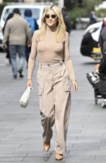 ASHLEY ROBERTS Leaves Global Studios Heart Breakfast Show in London 04/24/2024