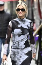 ASHLEY ROBERTS Leaves Heart Breakfast Show in London 04/22/2024