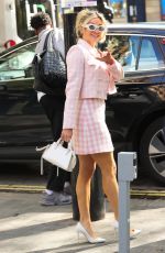 ASHLEY ROBERTS Leaves Heart FM Show in London 04/29/2024