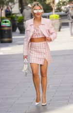 ASHLEY ROBERTS Leaves Heart FM Show in London 04/29/2024
