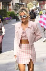 ASHLEY ROBERTS Leaves Heart FM Show in London 04/29/2024