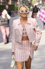 ASHLEY ROBERTS Leaves Heart FM Show in London 04/29/2024