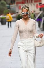 ASHLEY ROBERTS Leaves Heart Radio in London 04/16/2024