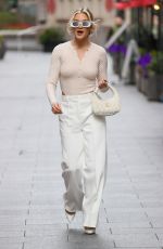 ASHLEY ROBERTS Leaves Heart Radio in London 04/16/2024