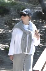 ASHLEY TISDALE Out with Her Family at a Park in Los Angeles 04/02/2024