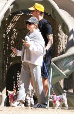 ASHLEY TISDALE Out with Her Family at a Park in Los Angeles 04/02/2024