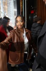 AYO EDEBIRI Arrives at SNL Party at Zuma in New York 03/31/2024