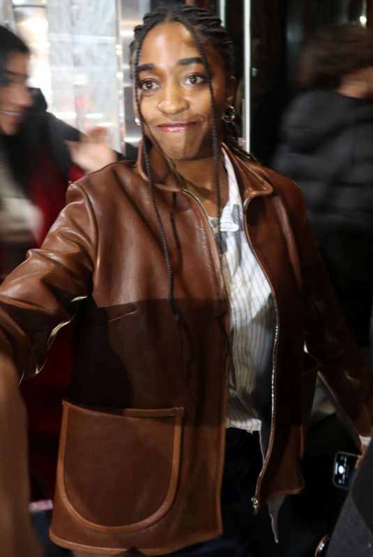 AYO EDEBIRI Arrives at SNL Party at Zuma in New York 03/31/2024
