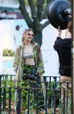 BARBARA PALVIN and Patrick Schwarzenegger at a Photoshoot in New York 04/24/2024