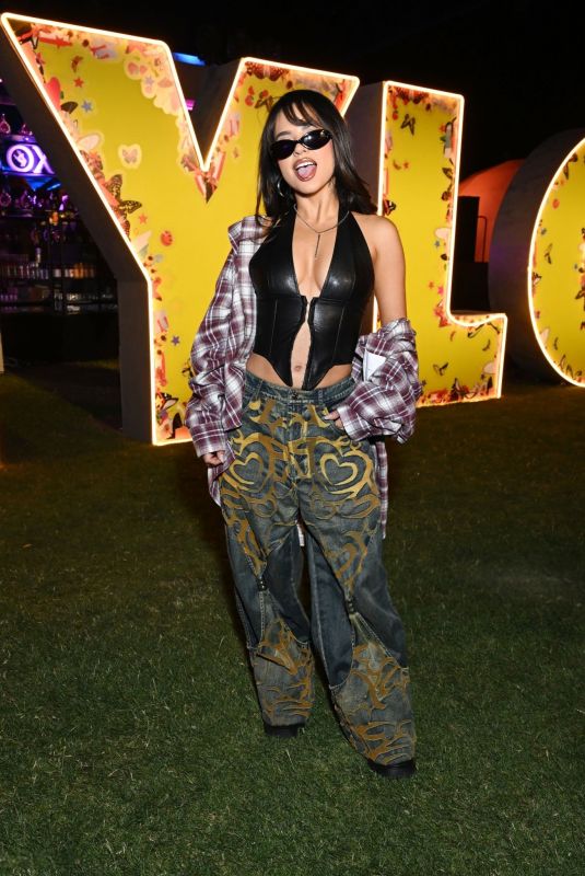 BECKY G at Nylon House Event at Coachella Music and Arts Festival 04/12/2024