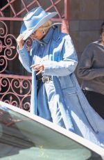 BEYONCE Arrives at a Meeting in Los Angeles 04/01/2024