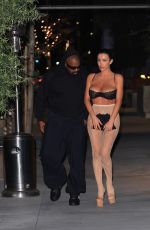 BIANCA CENSORI and Kanye West Leaves Gigi