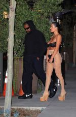 BIANCA CENSORI and Kanye West Leaves Gigi