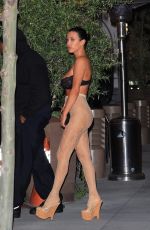 BIANCA CENSORI and Kanye West Leaves Gigi