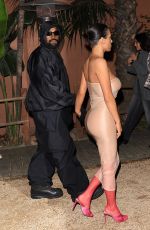 BIANCA CENSORI and Kanye West on Dinner Date in Los Angeles 04/08/2024