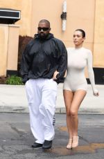 BIANCA CENSORI and Kanye West Out at Oxnard Mall 03/31/2024