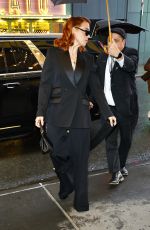 BILLIE PIPER Arrives at CBS Mornings in New York 04/02/2024