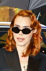 BILLIE PIPER Arrives at CBS Mornings in New York 04/02/2024