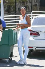 BLAC CHYNA and Derrick Milano Out in Calabasas 04/08/2024