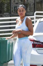 BLAC CHYNA and Derrick Milano Out in Calabasas 04/08/2024