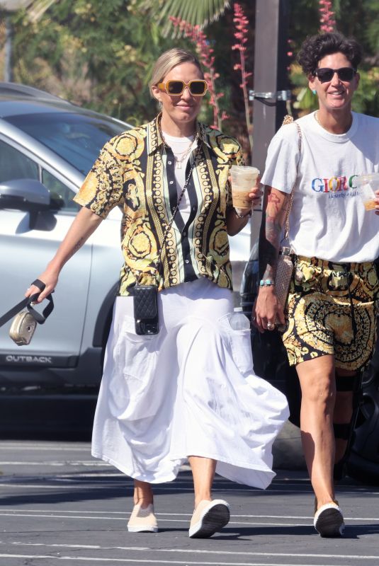 BRAUNWYN WINDHAM-BURKE and JENNIFER SPINNER Out in Palm Springs 04/25/2024