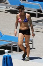 BRAUNWYN WINDHAM-BURKE on Vacations with JENNIFER SPINNER in Palm Springs 04/23/2024